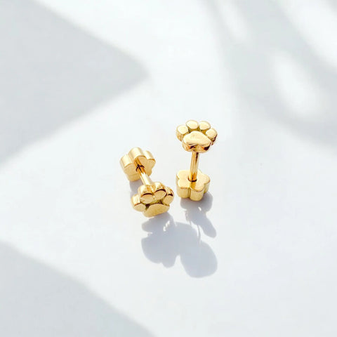 Ethic Goods Mermaid Paw Print Tiny Stud Earring
