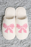 Comfy Luxe Bow Slippers