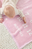 Chappy Wrap Milestone Mini Blush Blanket