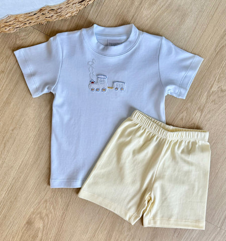 Squiggles by Charlie Train Short Set