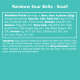 Candy Club Rainbow Sour Belts