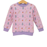 Trotter Street Fluffy Friends Kitten Terry Pullover
