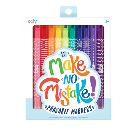 Ooly Make No Mistakes Erasable Markers