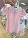 Auraluz Pink Knit Rattle Daygown