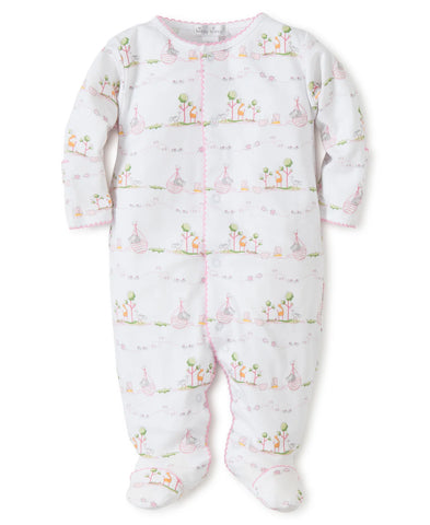 Kissy Kissy Pink Noah's Ark Footie