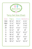 Grace & James Lavender Floral Terry Set