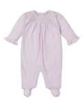 Kissy Kissy Premier Pink Bishop Smocked Footie