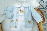 Little English Boys Lab Crochet Cardigan