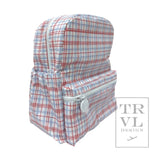 TRVL Classic Red Plaid Backpack- Mini