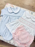 Lullaby Set Light Blue Stripe Bubble