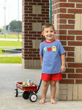 Trottet Street School Supplies Trio Short Set