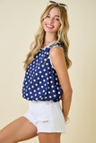 Sailor Dot Bubble Top