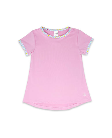 Set Fashions Cotton Candy Pink & Floral Bridget Tee