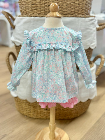 Anvy Kids Sweet Meadow Floral Bloomer Set