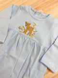 Squiggles by Charlie Blue Fawn Long Sleeve Bubble
