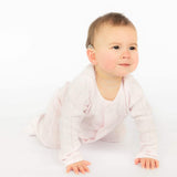 Magnetic Me Love Lines Pink Pointelle Footie