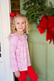 James & Lottie Pima Letters to Santa Harper Legging Set