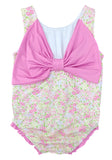 James & Lottie Fuchsia Floral Lottie One Piece Swimsuit