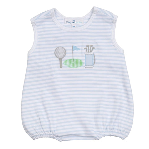 Magnolia Baby Putting Green Applique Bubble