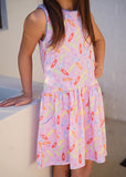 James & Lottie Knit Back to School Wendy Drop Waist Dress