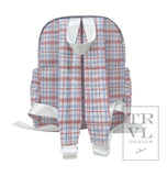 TRVL Classic Red Plaid Backpack- Mini