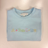 Percy & Tyne Hand Embroidered ABC Boys Short Set