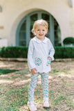 The Proper Peony Scallop Flanders Poppy Tunic Set