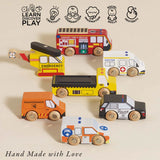 Le Toy Van Wooden Emergency Helicopter & Rescue Set