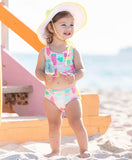 Ruffle Butts Ice Cream Social Peuplum Two Piece Tankini