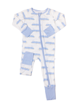 The Uptown Baby Train Zip Pajama