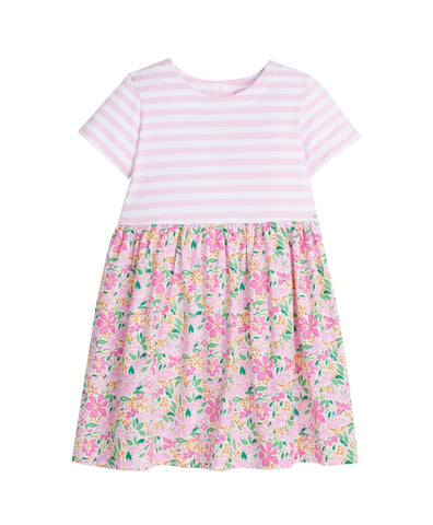 Bisby Kids Frangipani Pink Rosie Dress