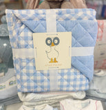 Goose Waddle Blue Gingham Tommy Play Mat