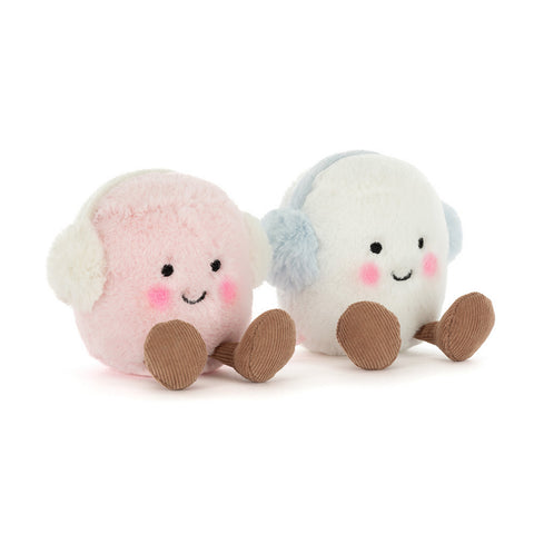 Jellyat Toastie Pink & White Marshmallows