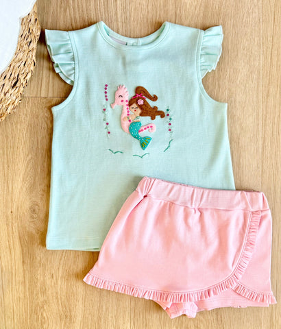 Squiggles by Charlie Under the Sea Skort Set