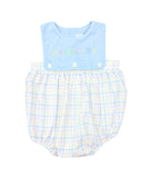 Percy & Tyne Hand Embroidered ABC Boys Bubble
