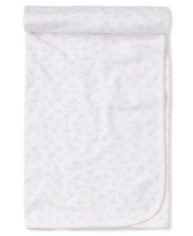 Kissy Kissy Pink Elephant Blanket