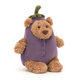 Jellycat Bartholomew Eggplant Bear