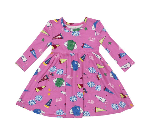 Angel Dear Varsity Cheer Twirly Dress