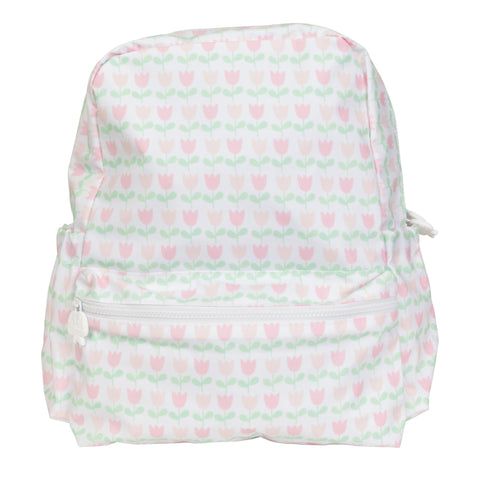 Apple of My Isla Tulips Backpack- Large