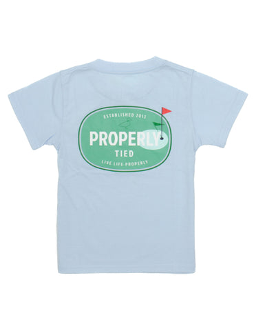 Properly Tied Periwinkle The Links Tee