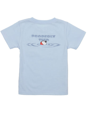 Properly Tied Periwinkle Bobber Tee