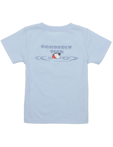 Properly Tied Periwinkle Bobber Tee