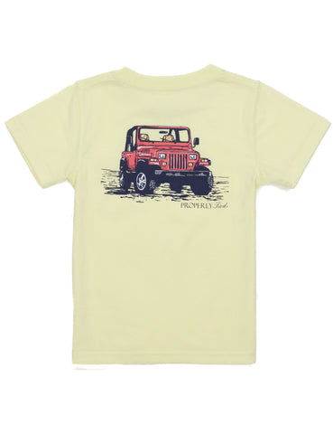 Properly Tied Light Yellow Offroad Tee