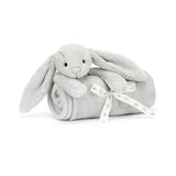 Jellycat Grey Bashful Bunny Blankie
