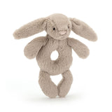 Jellycat Beige Bashful Bunny Ring Rattle
