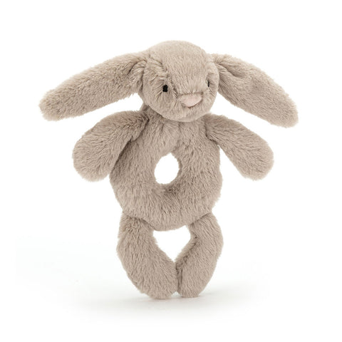 Jellycat Beige Bashful Bunny Ring Rattle