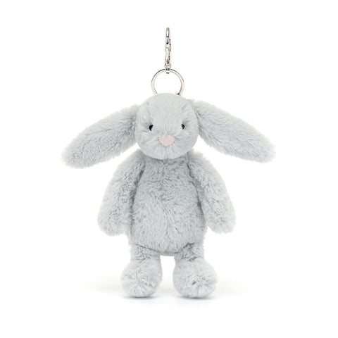 Jellycat Silver Bashful Bunny Bag Charm