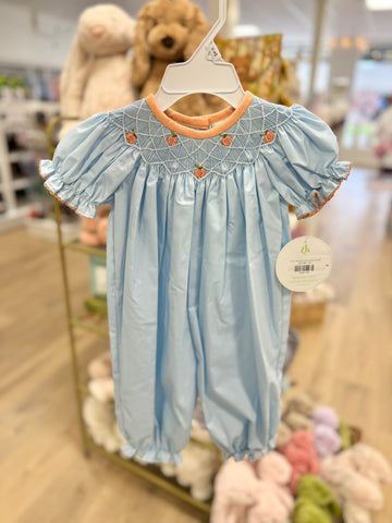 Zuccini Kids Girls Long Pumpkin Romper