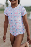 Ollie Jay Patriotic Watercolor Zoey Swimsuit