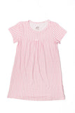 The Uptown Baby Pink Gingham Gown Dress